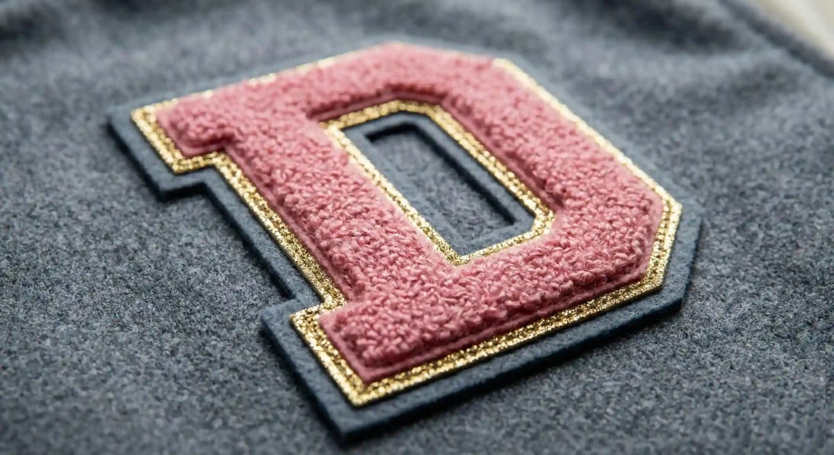 Premium custom chenille dance patch - performance-grade thread and colour matching for dance studios